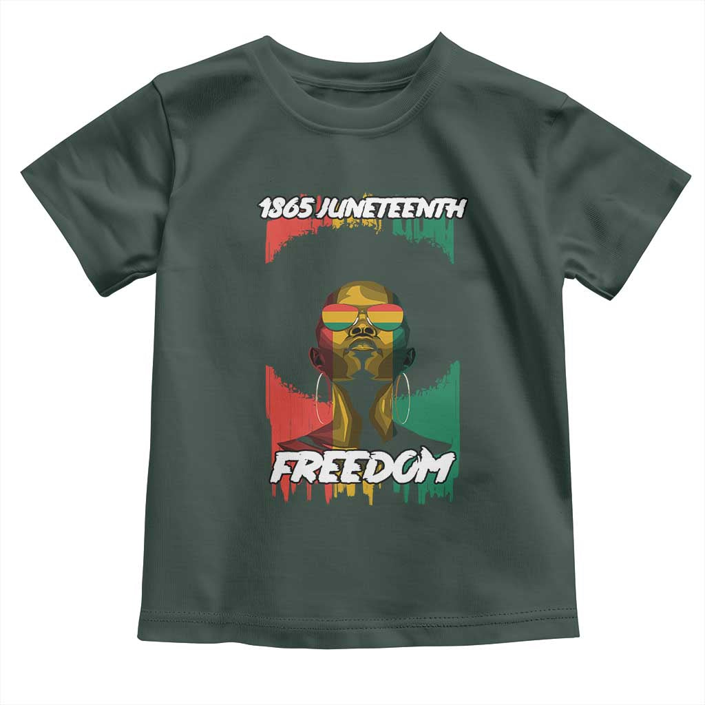 Juneteenth 1865 Freedom Baby Shirt Afro Melanin Woman African American Dripping