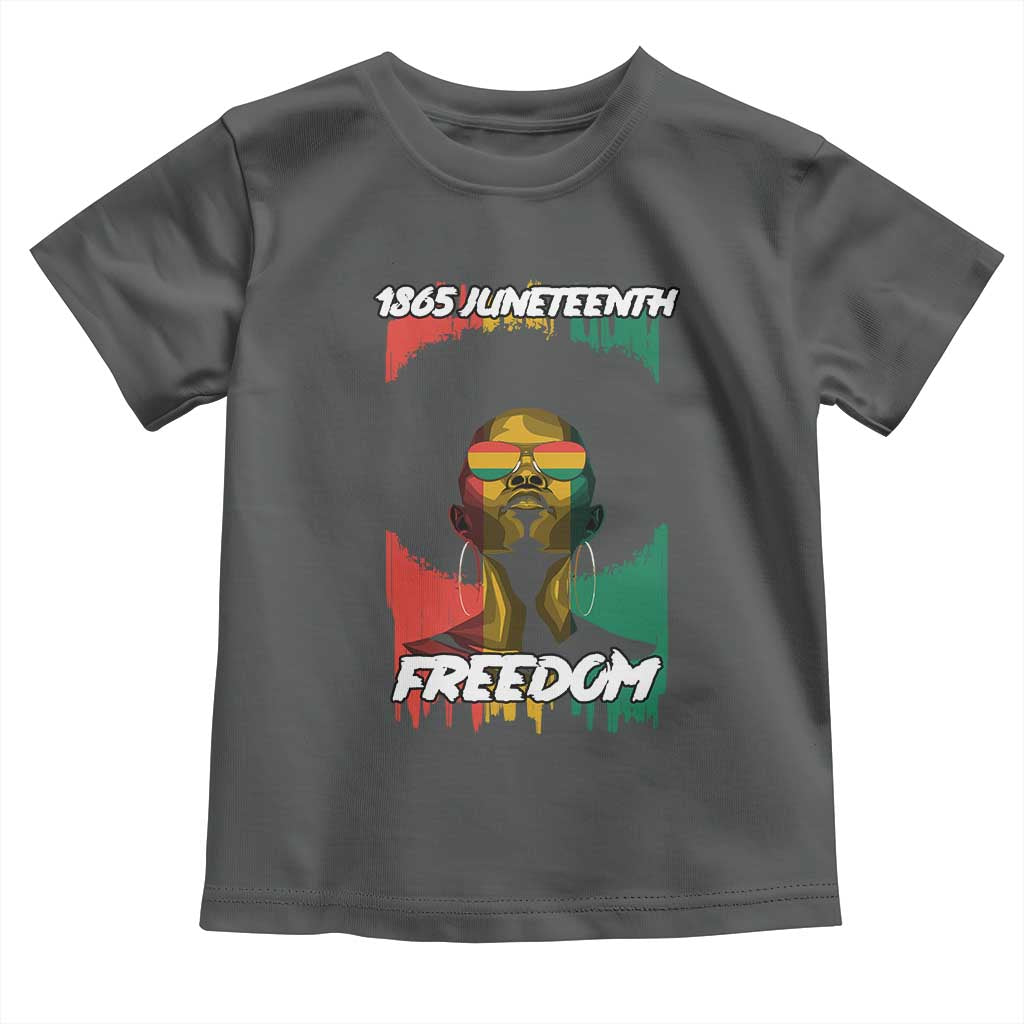 Juneteenth 1865 Freedom Baby Shirt Afro Melanin Woman African American Dripping