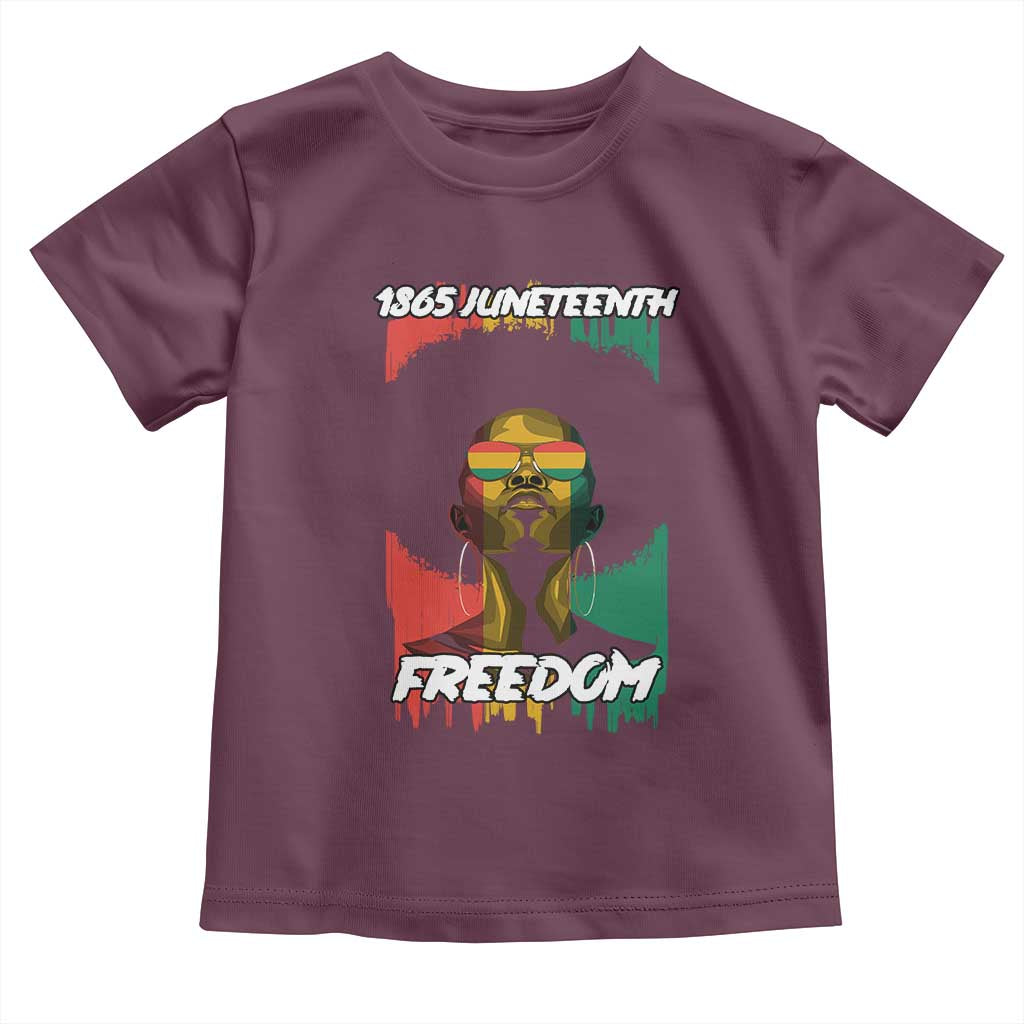 Juneteenth 1865 Freedom Baby Shirt Afro Melanin Woman African American Dripping