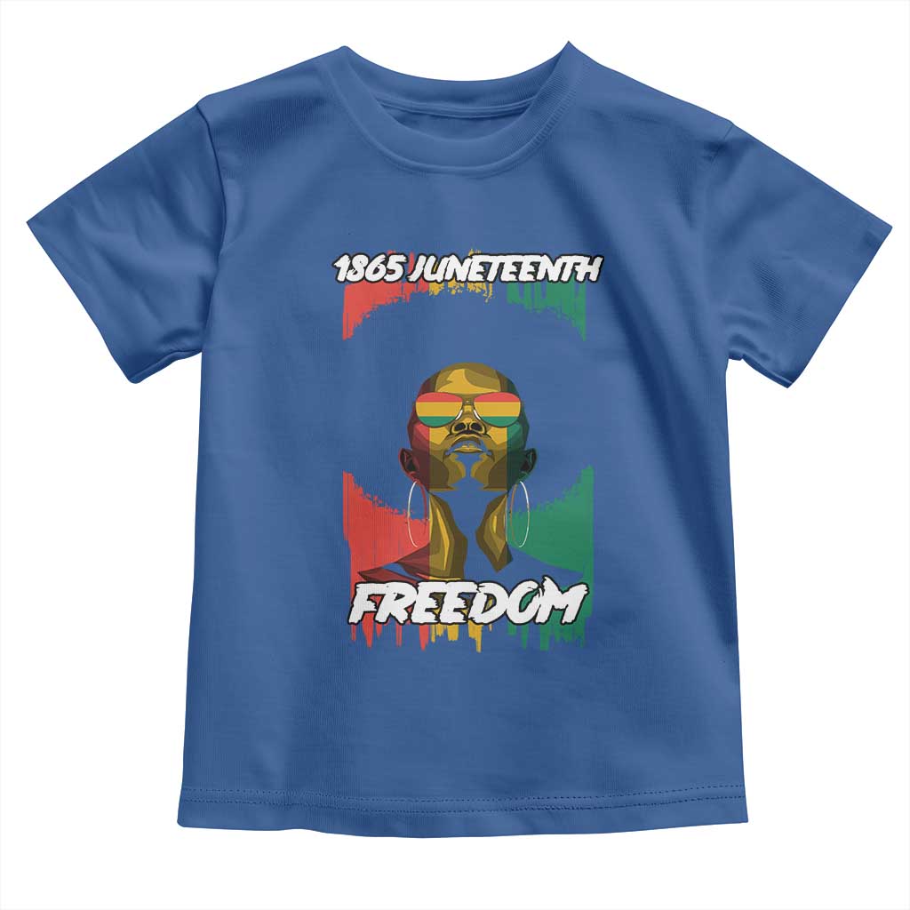 Juneteenth 1865 Freedom Baby Shirt Afro Melanin Woman African American Dripping