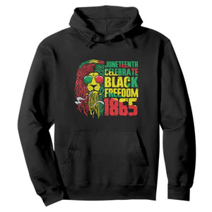 Juneteenth Hoodie Celebrate Black Freedom 1865 Dope Dreadlocks Lion Locs Rasta Hair