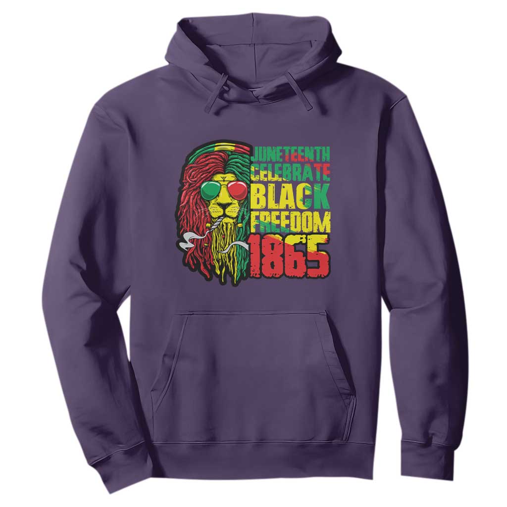 Juneteenth Hoodie Celebrate Black Freedom 1865 Dope Dreadlocks Lion Locs Rasta Hair
