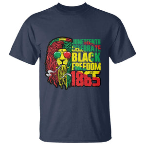 Juneteenth T Shirt Celebrate Black Freedom 1865 Dope Dreadlocks Lion Locs Rasta Hair
