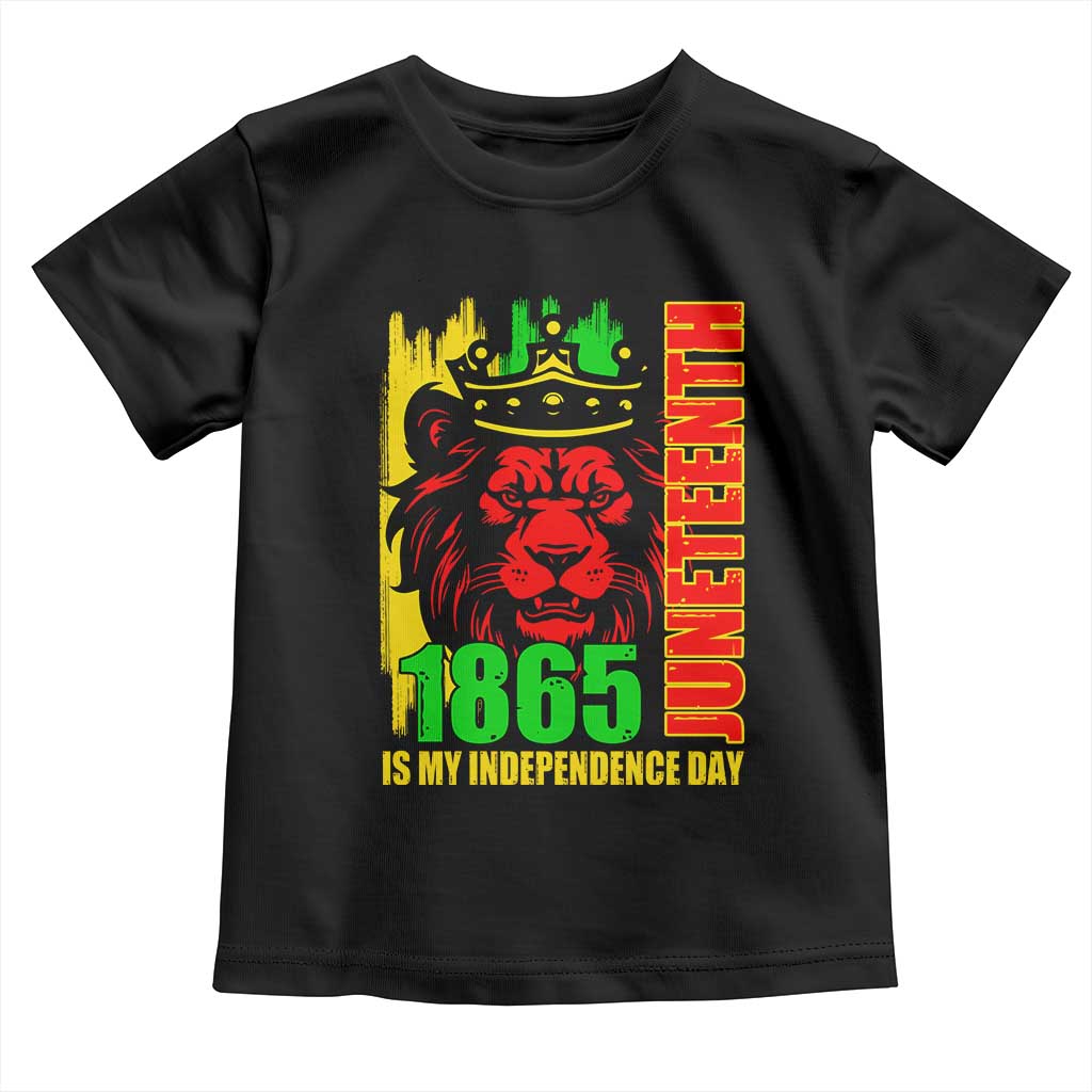 Juneteenth 1865 Is My Independence Day Baby Shirt Freedom Lion King