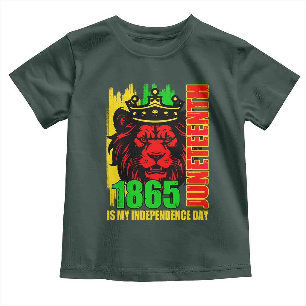 Juneteenth 1865 Is My Independence Day Baby Shirt Freedom Lion King
