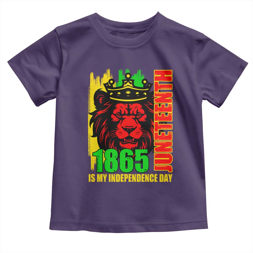 Juneteenth 1865 Is My Independence Day Baby Shirt Freedom Lion King
