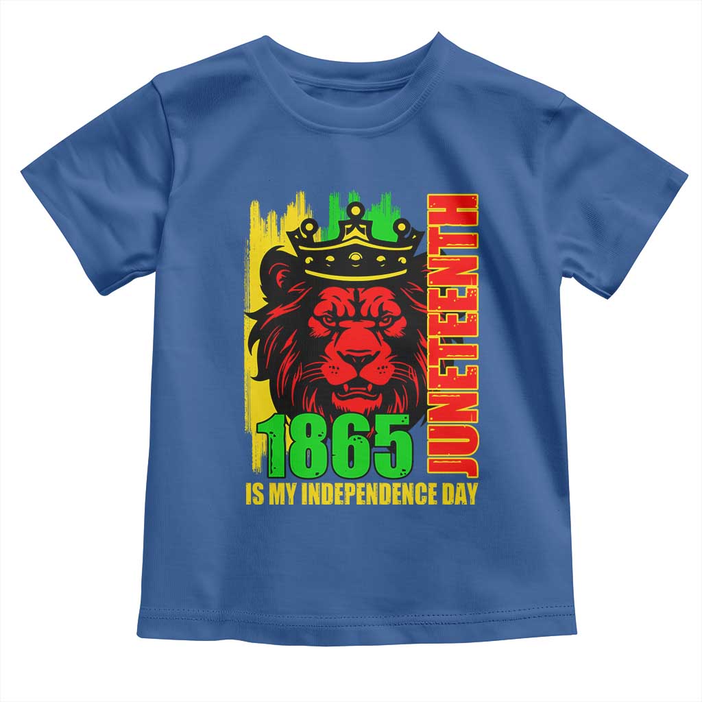 Juneteenth 1865 Is My Independence Day Baby Shirt Freedom Lion King