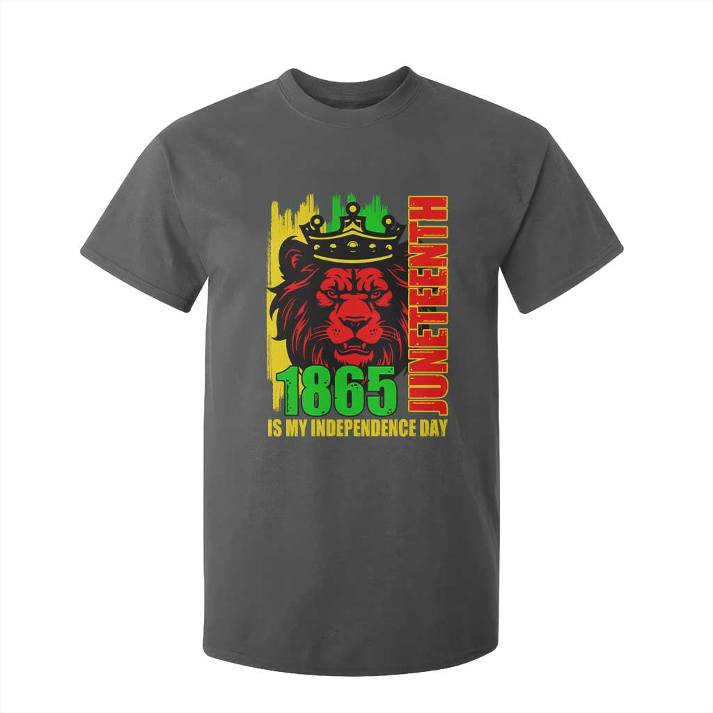 Juneteenth 1865 Is My Independence Day T Shirt For Kid Freedom Lion King