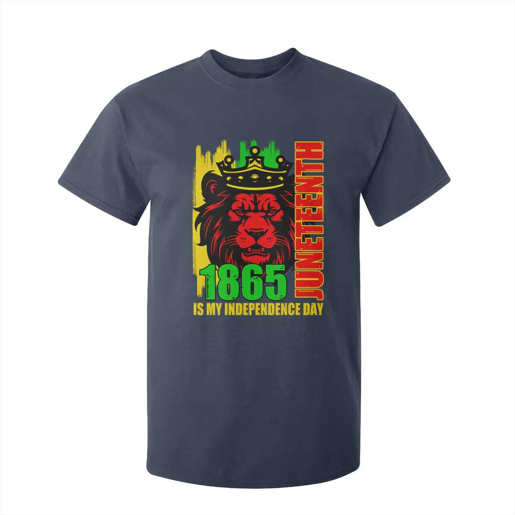 Juneteenth 1865 Is My Independence Day T Shirt For Kid Freedom Lion King