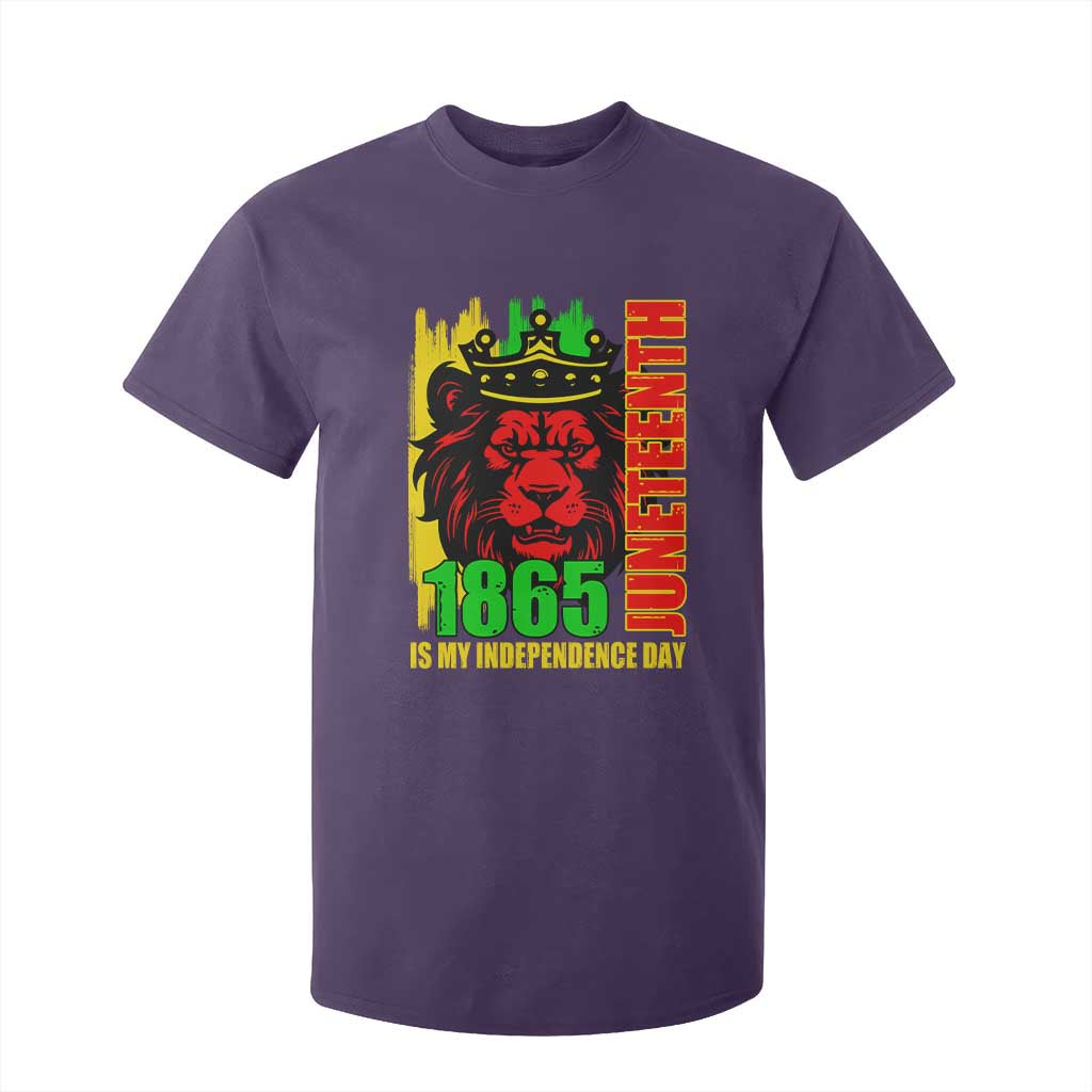 Juneteenth 1865 Is My Independence Day T Shirt For Kid Freedom Lion King