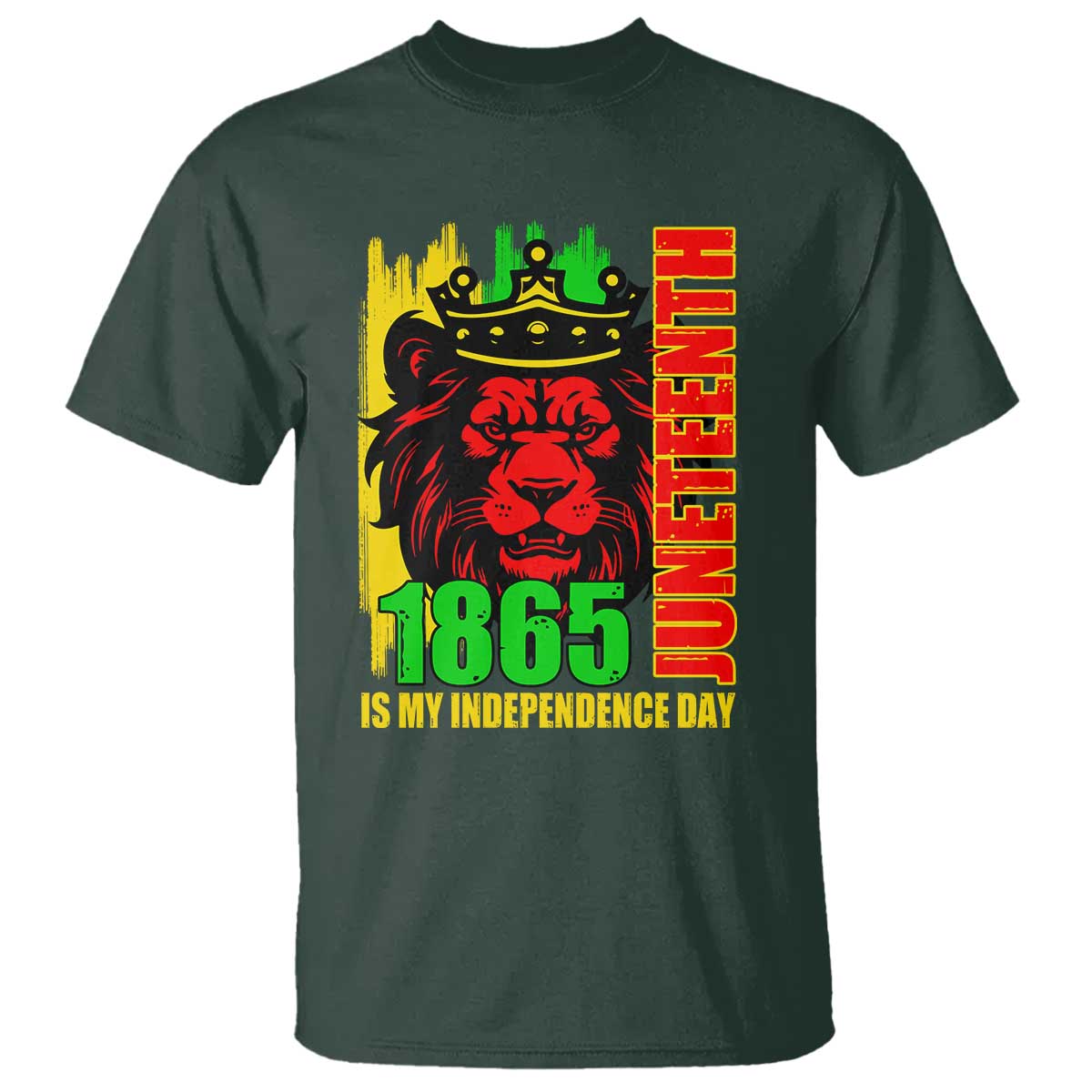 Juneteenth 1865 Is My Independence Day T Shirt Freedom Lion King