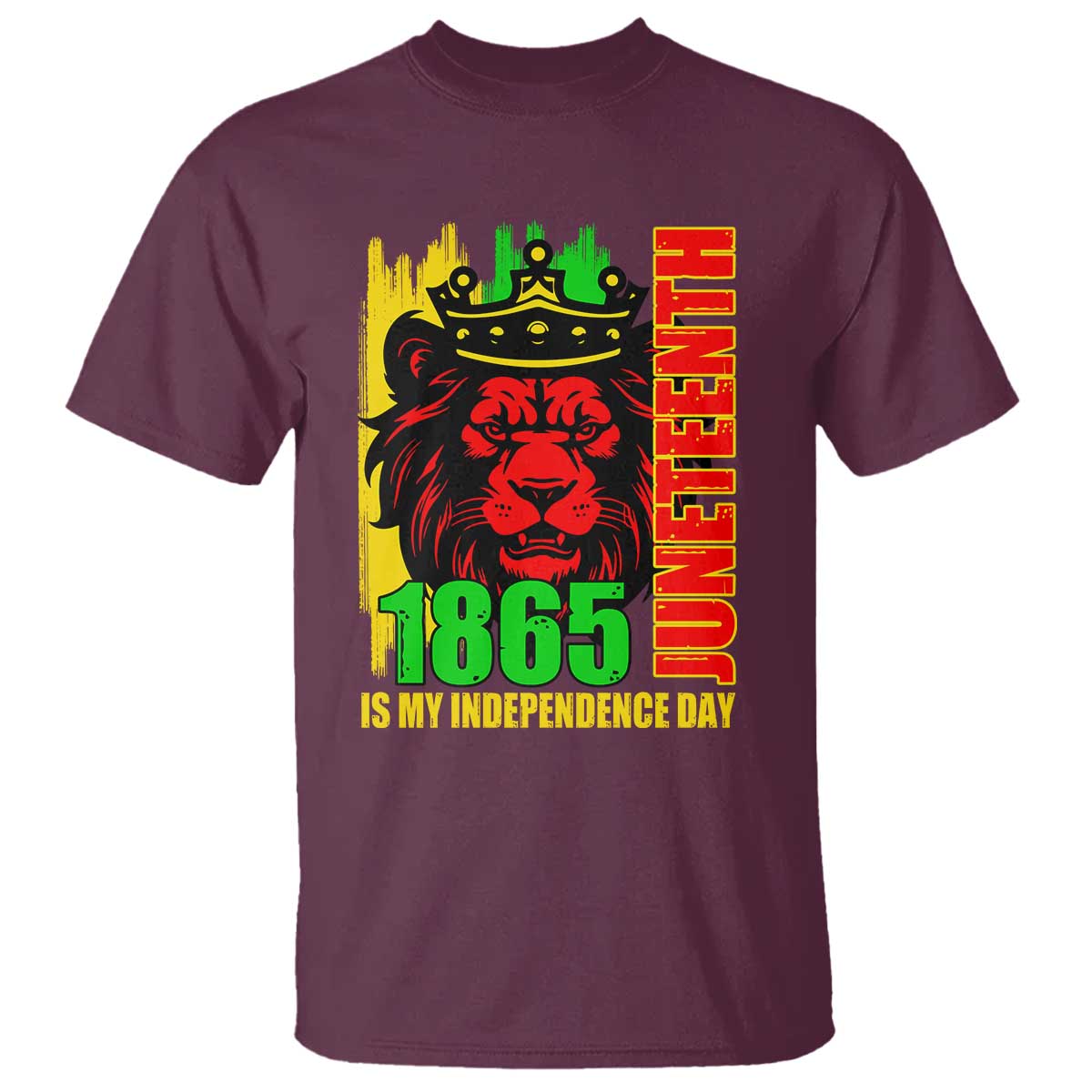 Juneteenth 1865 Is My Independence Day T Shirt Freedom Lion King