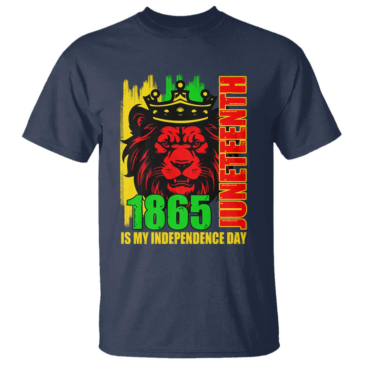 Juneteenth 1865 Is My Independence Day T Shirt Freedom Lion King