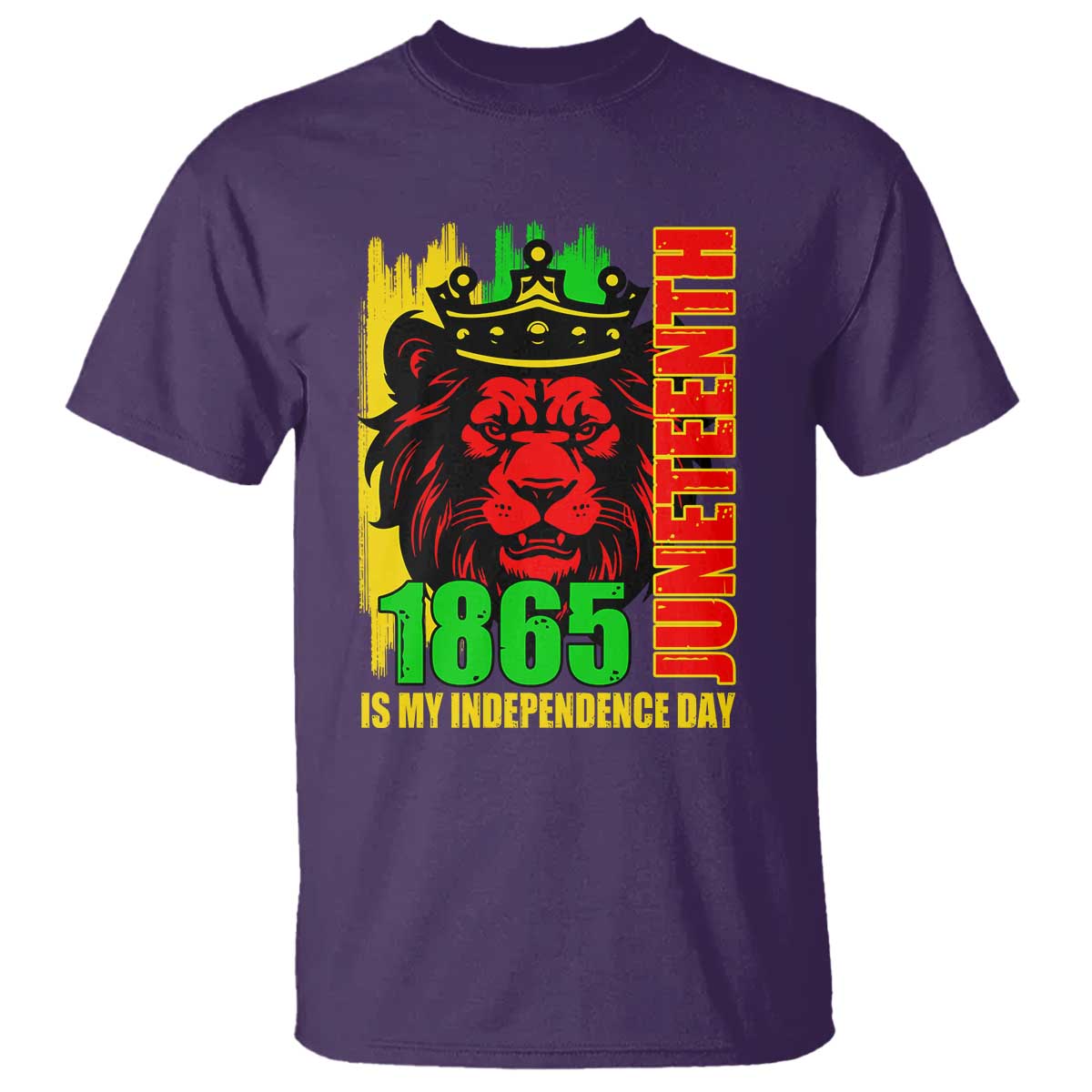 Juneteenth 1865 Is My Independence Day T Shirt Freedom Lion King