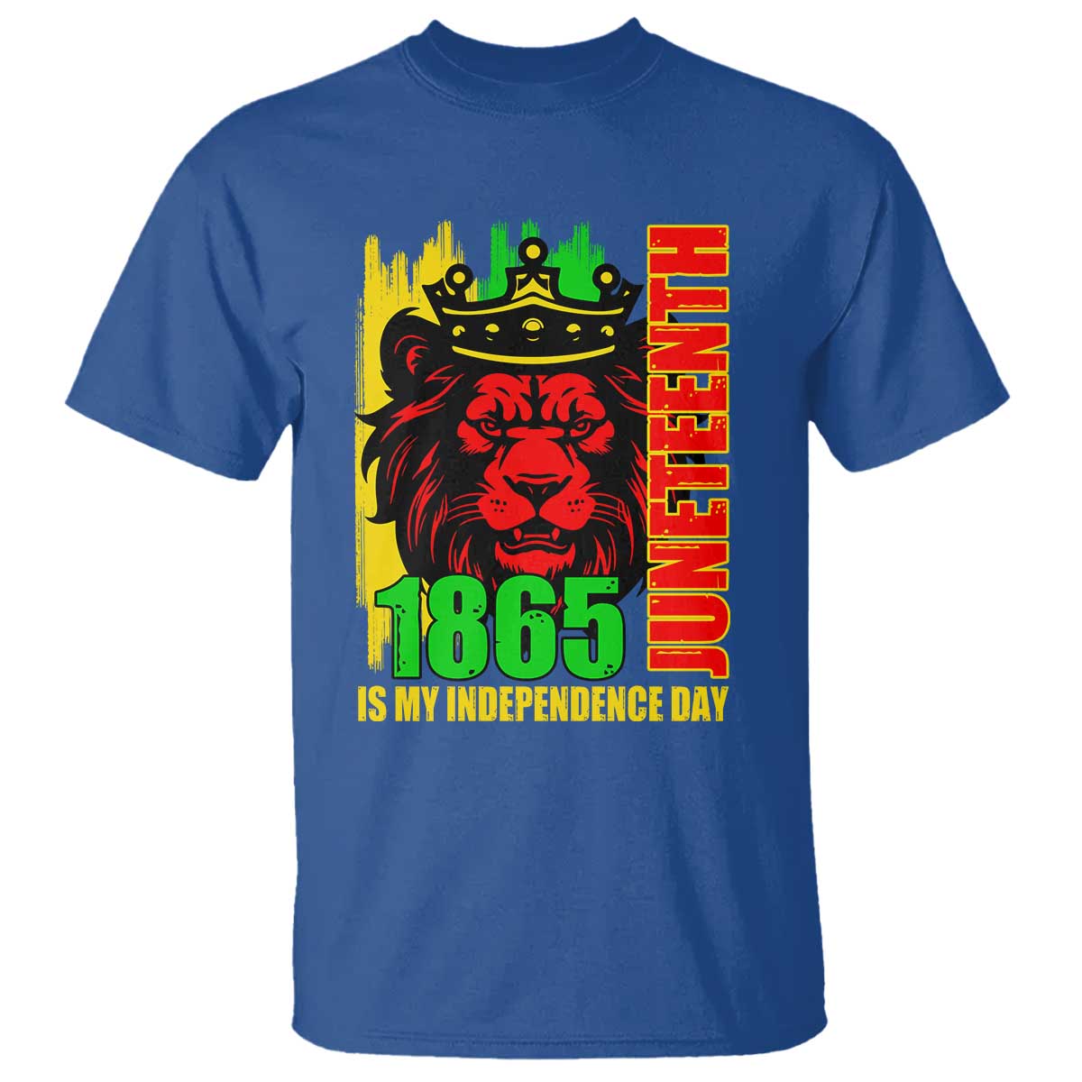 Juneteenth 1865 Is My Independence Day T Shirt Freedom Lion King