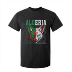 Algerian Fennec Fox Face Algeria National Flag Graphic T Shirt For Kid Proud North African Desert Animal