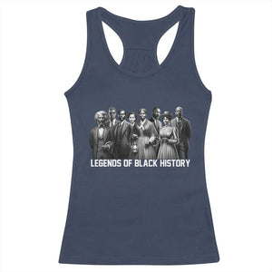 Inspirational Civil Right Leaders Racerback Tank Top Legends of Black History