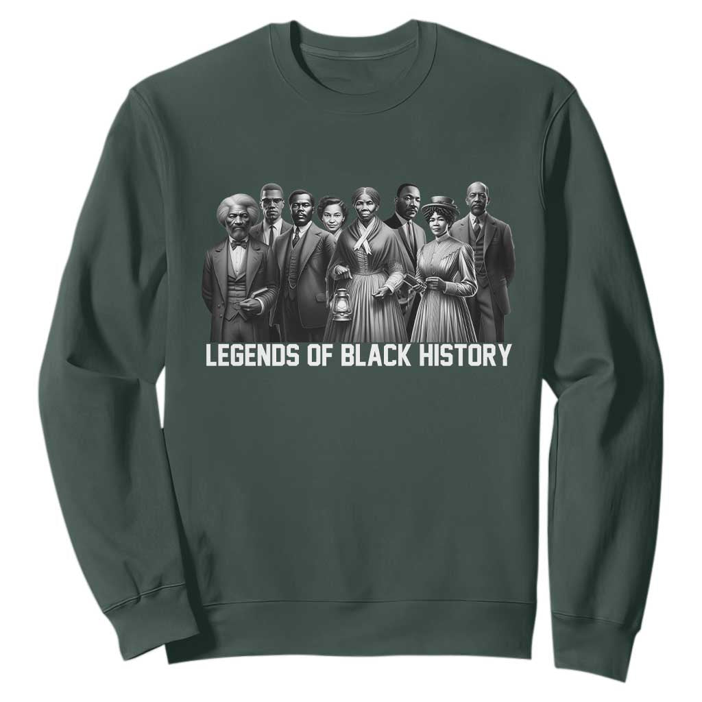 Inspirational Civil Right Leaders Sweatshirt Legends of Black History