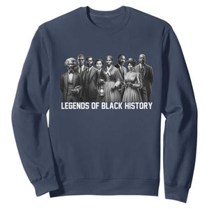 Inspirational Civil Right Leaders Sweatshirt Legends of Black History