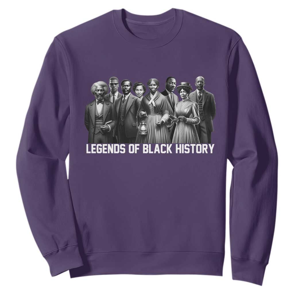 Inspirational Civil Right Leaders Sweatshirt Legends of Black History