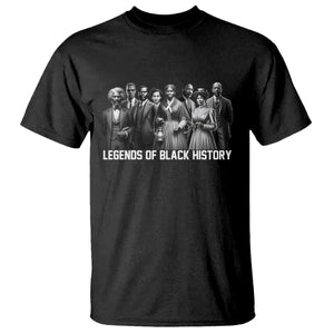 Inspirational Civil Right Leaders T Shirt Legends of Black History