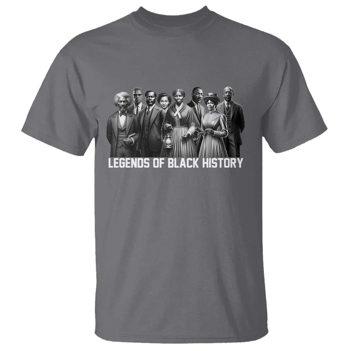 Inspirational Civil Right Leaders T Shirt Legends of Black History