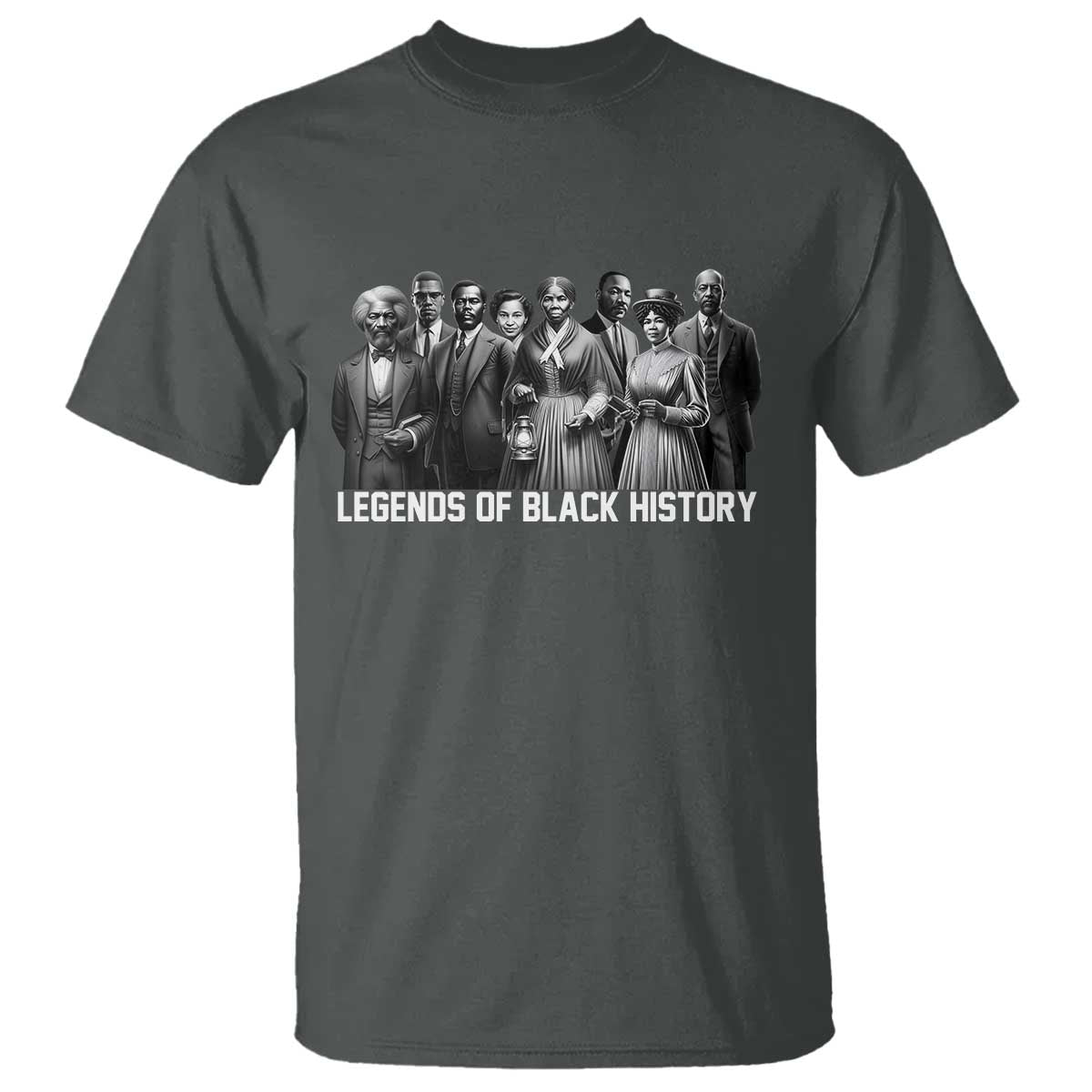 Inspirational Civil Right Leaders T Shirt Legends of Black History