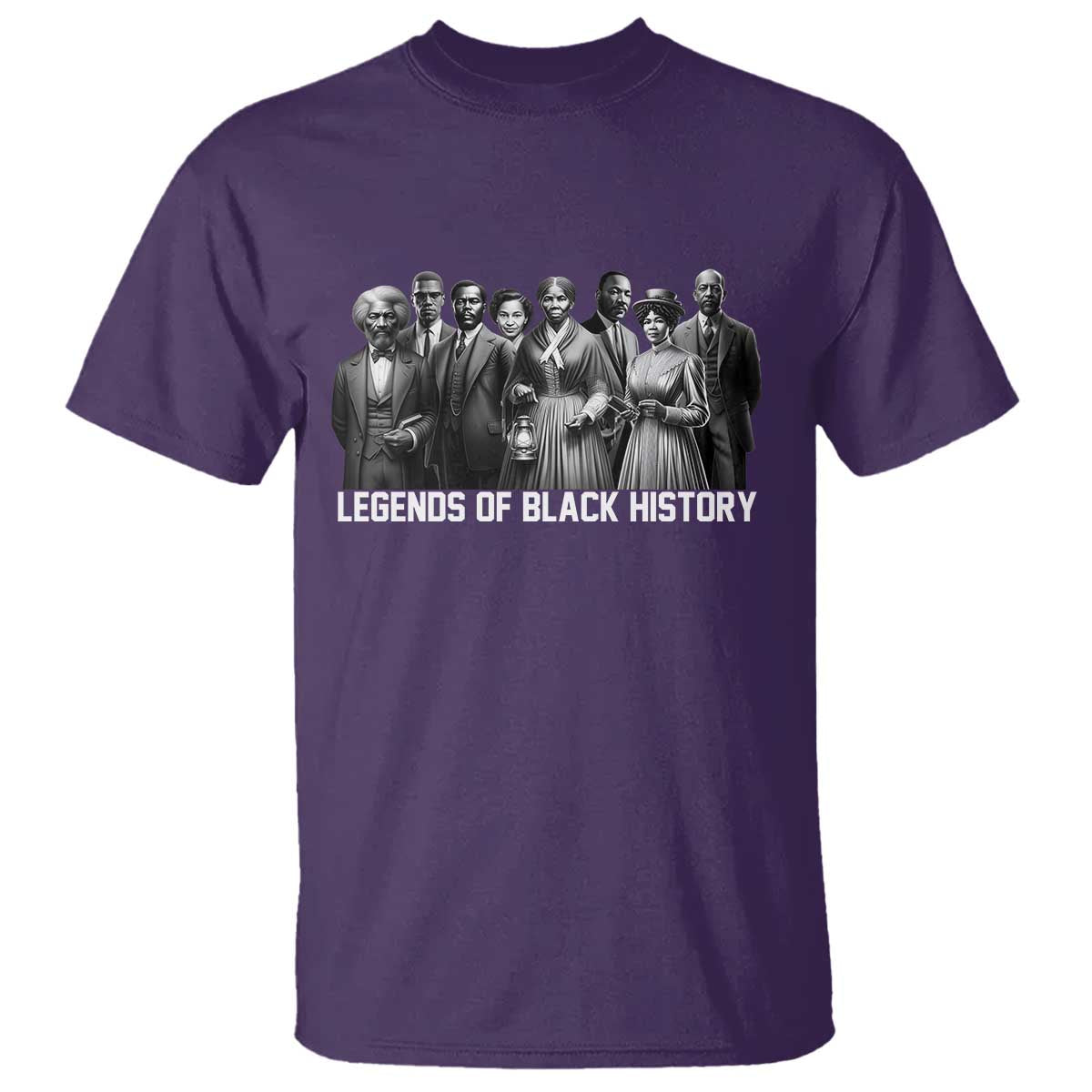 Inspirational Civil Right Leaders T Shirt Legends of Black History