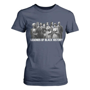 Inspirational Civil Right Leaders T Shirt For Women Legends of Black History