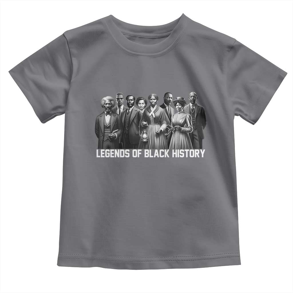 Inspirational Civil Right Leaders Toddler T Shirt Legends of Black History