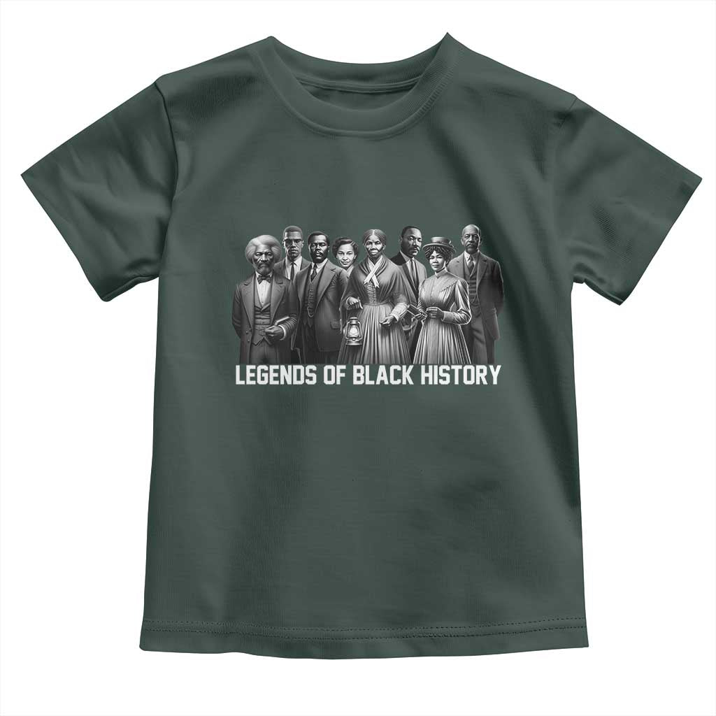 Inspirational Civil Right Leaders Toddler T Shirt Legends of Black History