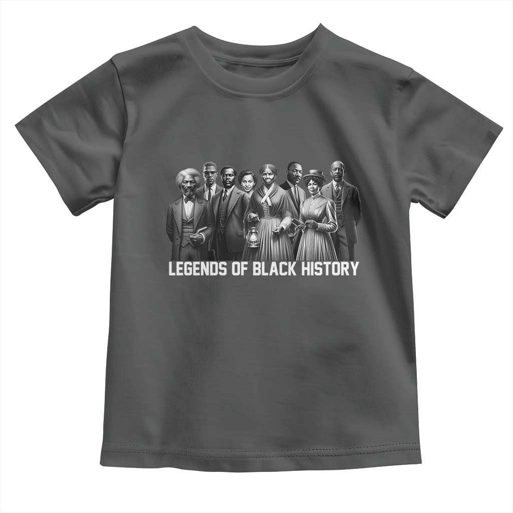 Inspirational Civil Right Leaders Toddler T Shirt Legends of Black History