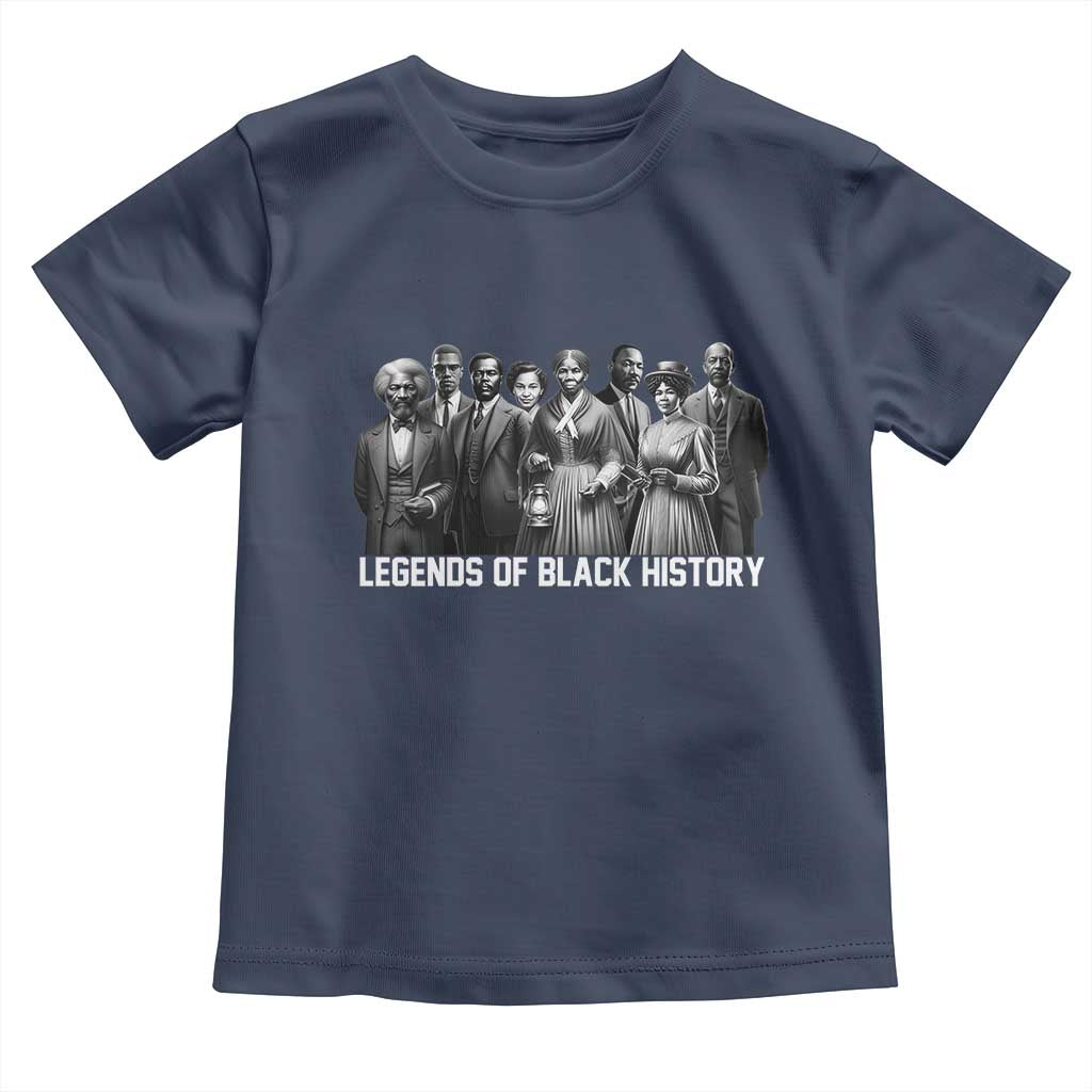 Inspirational Civil Right Leaders Toddler T Shirt Legends of Black History