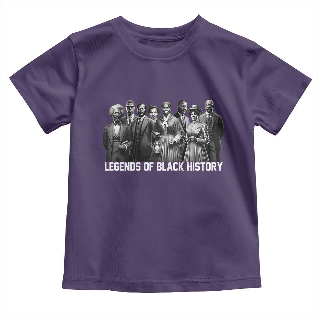 Inspirational Civil Right Leaders Toddler T Shirt Legends of Black History