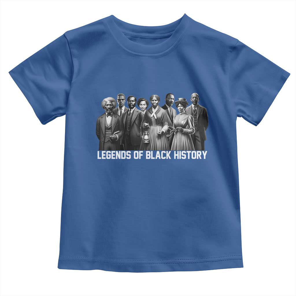 Inspirational Civil Right Leaders Toddler T Shirt Legends of Black History