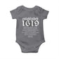 African American History Established 1619 Baby Onesie Project American Map Retro Vintage