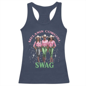 African Melanin Cowgirl Swag Racerback Tank Top Cowgirls Black History