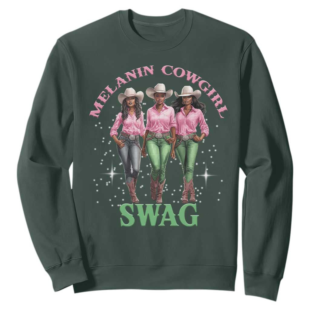 African Melanin Cowgirl Swag Sweatshirt Cowgirls Black History