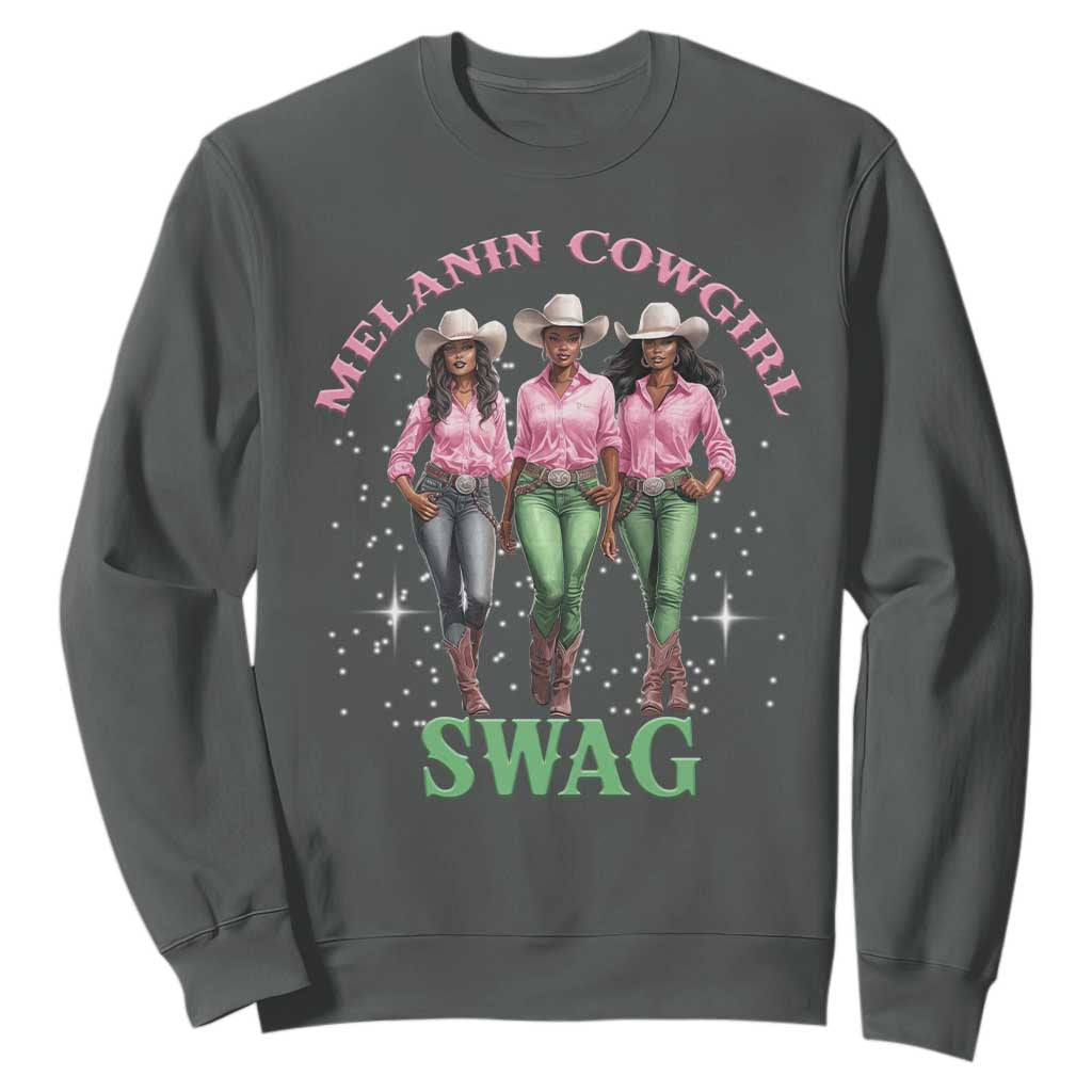 African Melanin Cowgirl Swag Sweatshirt Cowgirls Black History