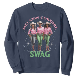 African Melanin Cowgirl Swag Sweatshirt Cowgirls Black History