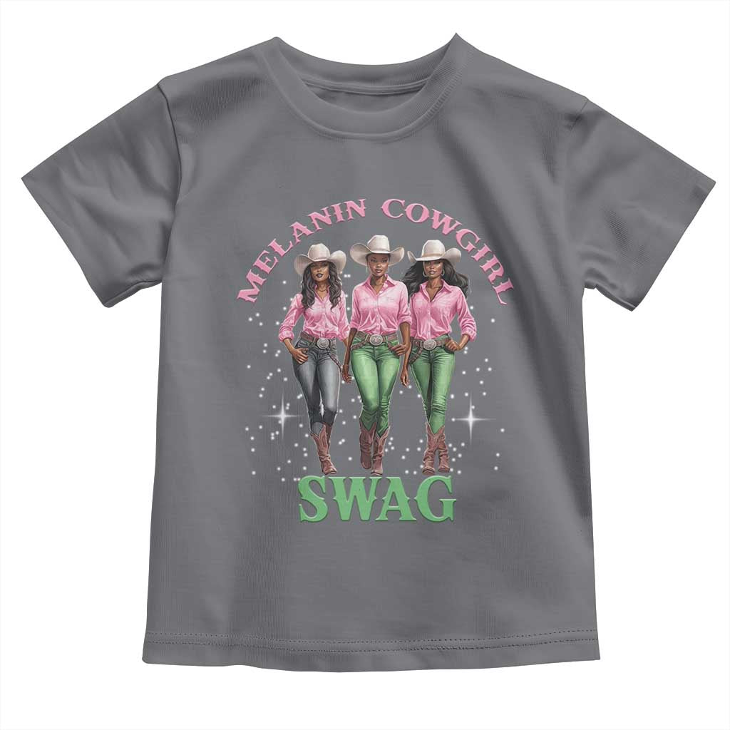 African Melanin Cowgirl Swag Toddler T Shirt Cowgirls Black History