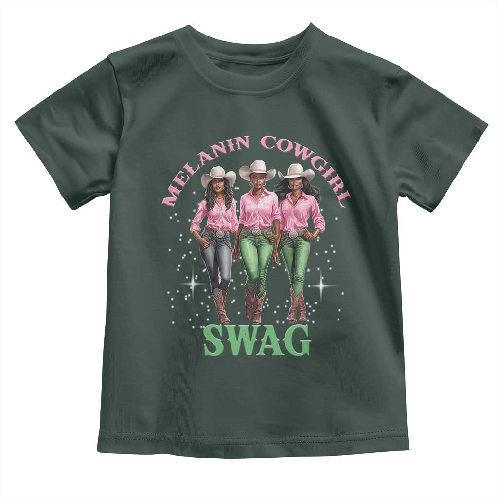 African Melanin Cowgirl Swag Toddler T Shirt Cowgirls Black History