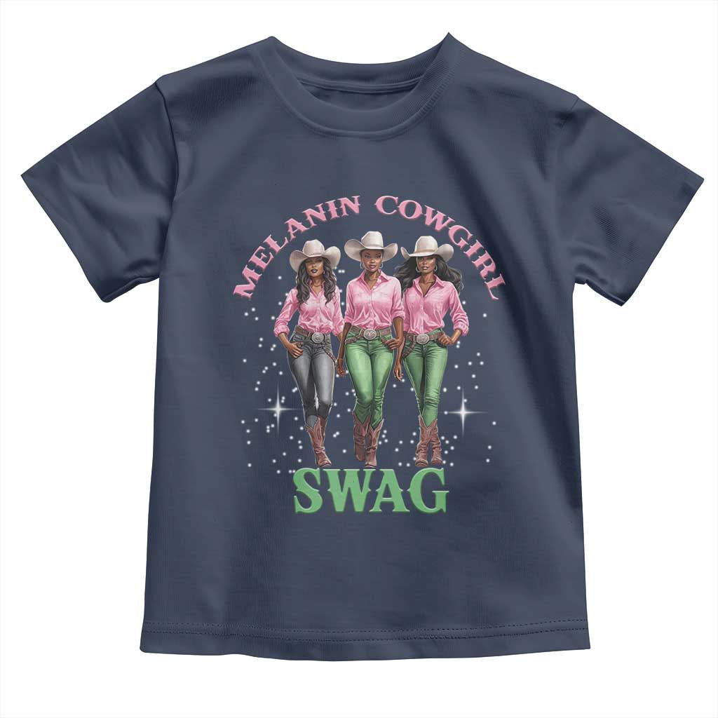 African Melanin Cowgirl Swag Toddler T Shirt Cowgirls Black History