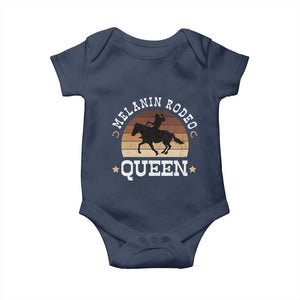 African Melanin Rodeo Queen Baby Onesie Cowgirl Riding Horse Cowgirls Retro
