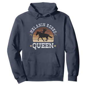 African Melanin Rodeo Queen Hoodie Cowgirl Riding Horse Cowgirls Retro