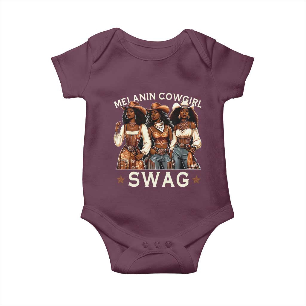 African Melanin Cowgirl Swag Baby Onesie Slay Cowgirls Black History