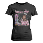 Melanin Cowgirl Boots & Bling T Shirt For Women It's A Cowgirl Thing Black Girls