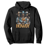 Howdy Melanin Cowgirl Hoodie Retro Western Rodeo Cowgirls Black History