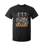 Howdy Melanin Cowgirl T Shirt For Kid Retro Western Rodeo Cowgirls Black History