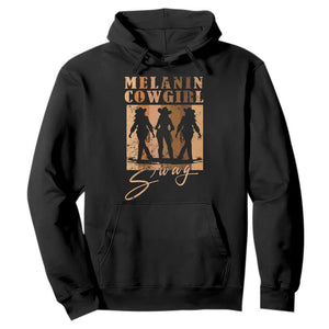 African Melanin Cowgirl Swag Hoodie Cowgirls Black History Pride Retro